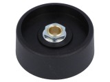 Buton rotativ poliamidă 6mm 40x16mm
