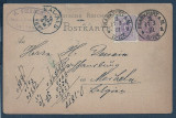 Germany 1881 Postal History Rare Old postcard postal stationery to Belgium D.315