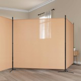 vidaXL Separator de Cameră cu 4 Panouri Bej 525 x 180 cm Țesătură 42039232
