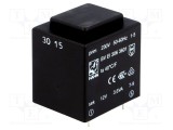 Transformator &icirc;ncapsulat 3,6VA 230VAC 12V 300mA PCB HAHN