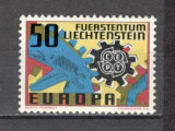 Liechtenstein.1967 EUROPA SL.25, Nestampilat