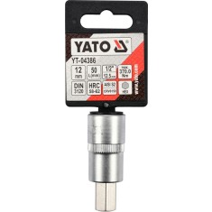 Bit hexagonal 12 mm cu adaptor 1/2 lungime 55 mm YATO