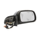 Oglinda exterioara Peugeo 307, 03.2005, Peugeot 307, 09.2007, partea Dreapta, culoare sticla crom, sticla convexa, cu carcasa grunduita, cu