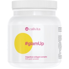 GlamUp Pudra cu Megadoza de Colagen (10g!) Acid Hialuronic si Antioxidanți Naturali (500 g) - Calivita