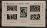 BC216, Marea Britanie 1962, bloc neperforat regina Elisabeta a II-a (nu este mnh)