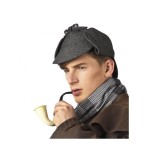 Palarie de detectiv, gri