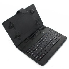 Husa Tableta 8 Inch Cu Tastatura Micro Usb Model X , Negru C7 foto