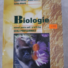 Biologie - Manual pentru anii I si al II-lea - Scoli profesionale