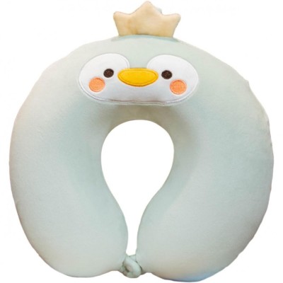 Pern&amp;Auml; travelpenguin, suport ergonomic pentru g&amp;Atilde;&amp;cent;t &amp;Egrave;i cap, spum&amp;Auml; cu memorie, 30x30 cm, sistem de prindere cu capse, verde foto