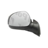 Oglinda exterioara Citroen C3, 07.2010, partea Stanga, culoare sticla crom, sticla convexa, carcasa grunduita, cu incalzire, ajustare electrica,