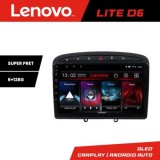 Navigatie Peugeot 308 Quad Core Lenovo Kit-038 8 core 6+128 GB Android Waze USB Navigatie Internet Youtube Radio CarStore Technology