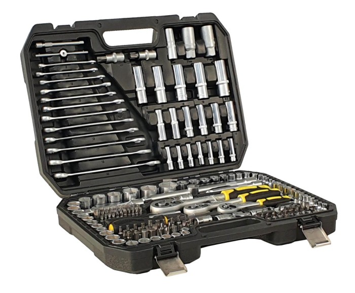 Set 216 tubulare 1/4, 1/2, 3/8 CR-V entry level TMP ProAdvanced PowerfulTools