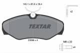 Set placute frana TEXTAR 2309902