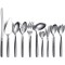 Set tacamuri Berglander, 10 piese, 18/0 inox, Argintiu/Negru