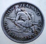 1.625 NOUA ZEELANDA NEW ZEALAND GEORGE VI 1 ONE SHILLING 1950