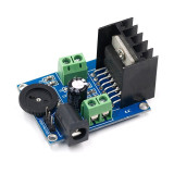 Modul amplificare TDA7297 / Amplificator stereo 2x15 w cu radiator (t.411)
