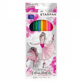 Cumpara ieftin Set creioane colorate Starpak, Balerina, 12 culori