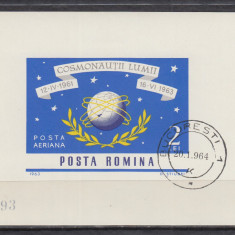 1963 LP 577 NAVIGATIA COSMICA COLITA NEDANTELATA STAMPILATA