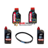 Cumpara ieftin Kit schimb ulei Linhai 300 + curea Athena, Motul