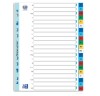 Separatoare pentru mape Oxford Strong-Line Index A4 A-Z, 21 de bucati, multicolor - RESIGILAT