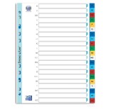 Cumpara ieftin Separatoare pentru mape Oxford Strong-Line Index A4 A-Z, 21 de bucati, multicolor - RESIGILAT