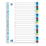 Separatoare pentru mape Oxford Strong-Line Index A4 A-Z, 21 de bucati, multicolor - RESIGILAT