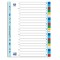 Separatoare pentru mape Oxford Strong-Line Index A4 A-Z, 21 de bucati, multicolor - RESIGILAT