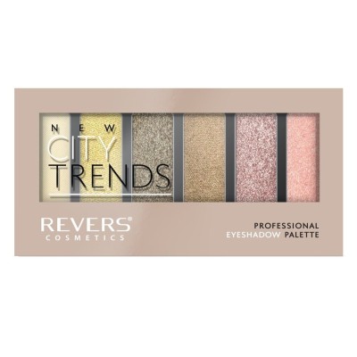 Paleta fard de pleoape cu 6 culori New City Trends, Revers, Nr.13 foto