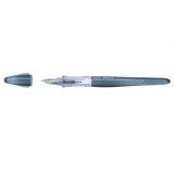 Stilou Plumix Neon Pilot varf fin, negru