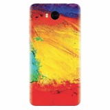Husa silicon pentru Huawei Y5 2017, Colorful Dry Paint Strokes Texture