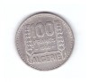 Moneda Algeria 100 francs/franci 1950, stare buna, curata, Africa, Cupru-Nichel