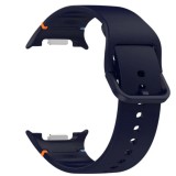 Cumpara ieftin Curea silicon 20 mm, THD, compatibila Samsung Galaxy Watch 8, Samsung Galaxy Watch 8 clasic, marimea M/L, albastru cerneala