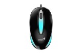 MOUSE Genius, &quot;DX-Mini&quot;, PC sau NB, cu fir, USB, optic, 1000 dpi, butoane/scroll 3/1, LED, negru, &quot;31010025404&quot; (timbru verde 0.18 lei)