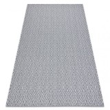 Covor CASA ECO SISAL Boho Caro 22084 antracit / cremă, covor reciclat, 133x190 cm