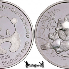 1986 (1961-1986), medalie argint: 25 ani WWF - Federală Germană (RFG)