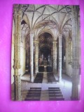HOPCT 18684 INTERIOR MANASTIREA JERONIMOS -LISABONA -PORTUGALIA- -EUROPA- -NECIRCULATA