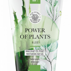 Gel hidratant pentru curatare faciala Aloe Power Of Plants, 150ml, Lirene