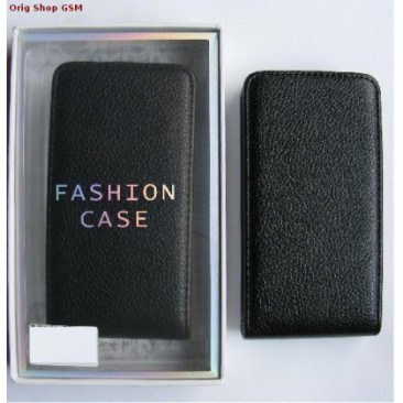 HUSA FLIP PIELE SAMSUNG STAR 3 (S5220) NEGRU FASHION foto