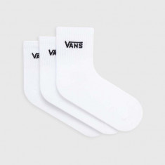 Vans sosete 3-pack femei, culoarea alb