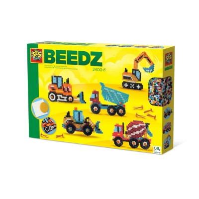 Set creativ Beedz - Margele de calcat Autovehicule de constructie foto