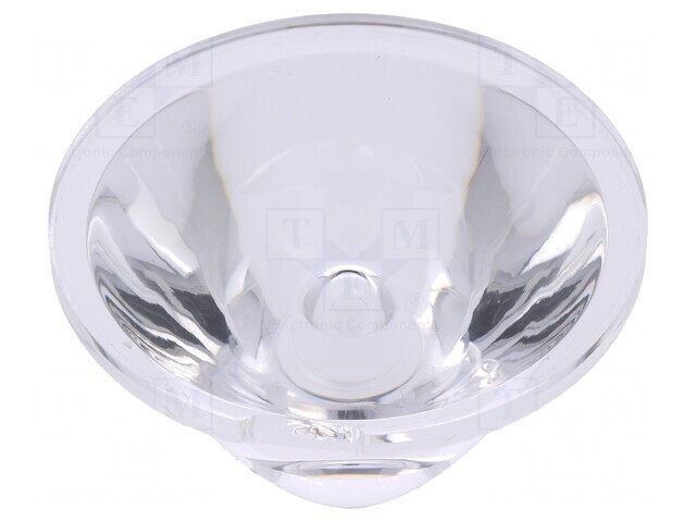 Lentilă LED Rotundă Transparentă PMMA 3-7&deg;