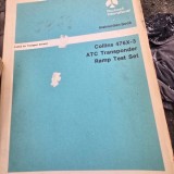 Collins 476X-3 ATC Transponder Ramp Test Set, instruction book