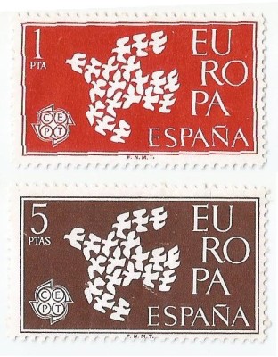 |Spania, Europa CEPT, 1961, MNH foto