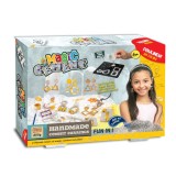 Set Creativ DIY Ciment Magic Cercei pentru fetite - Kit Complet cu Accesorii si Matrite, Strigo