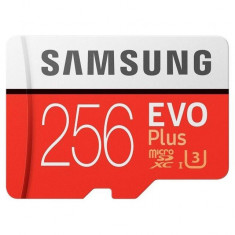 Card de memorie Samsung EVO Plus 256GB MicroSDXC Clasa 10 UHS-I + Adaptor SD foto