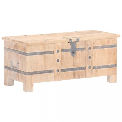 vidaXL Cufăr, 90 x 40 x 40 cm, lemn masiv de acacia 289638 foto