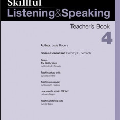 Skillful Level 4 Listening & Speaking Teacher's Book Pack | Dorothy E. Zemach, Louis Rogers
