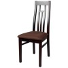 SCAUN METAL TAPITAT STOFA PLUS - Wenge Negru