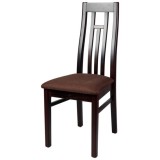 SCAUN METAL TAPITAT STOFA STANDARD - Wenge Negru