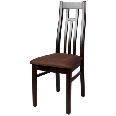 SCAUN METAL TAPITAT STOFA STANDARD - Wenge Negru foto